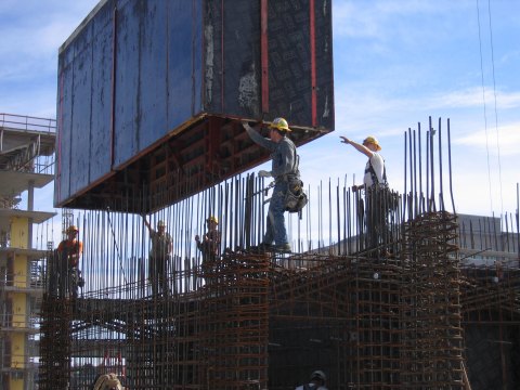 Trabajadores de la construcción